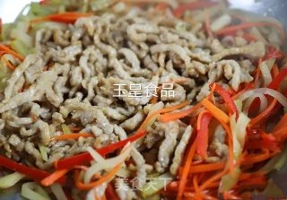 榨菜炒肉丝的做法步骤：6