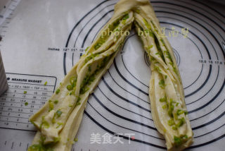 大人小孩都爱吃的葱香面包的做法步骤：10