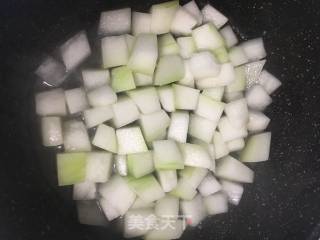 虾滑炒冬瓜的做法步骤：6