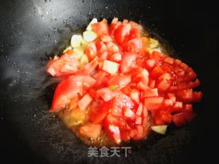 西红柿胡萝卜汤面的做法步骤：5