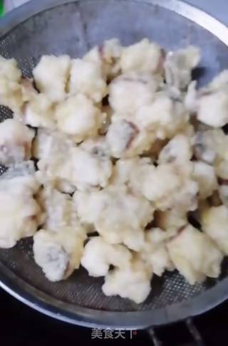 溜鱼肉段的做法步骤：5