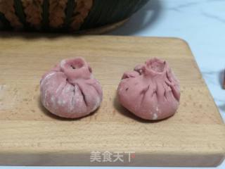 主食 _红曲素包子的做法步骤：7