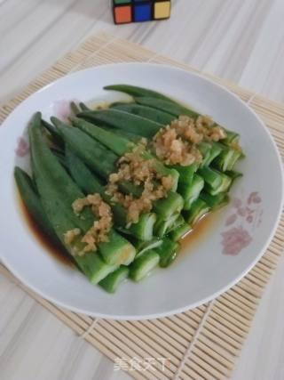白灼秋葵的做法步骤：7