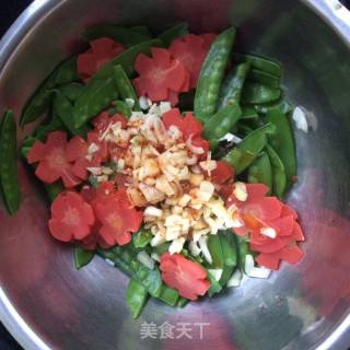 响油荷兰豆的做法步骤：5