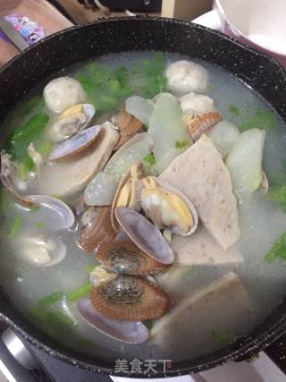 黄瓜花甲汤的做法步骤：9