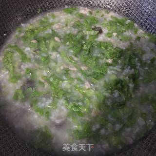 肉末海参生菜粥的做法步骤：13