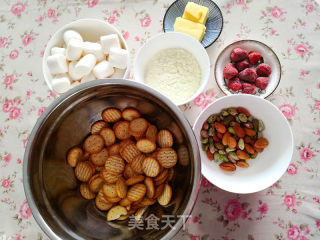 雪花酥的做法步骤：1