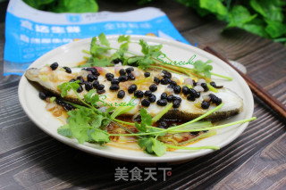 豆豉蒸比目鱼的做法步骤：6