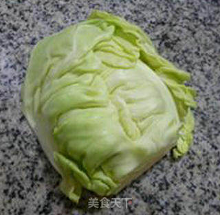 圆白菜片儿汤的做法步骤：2