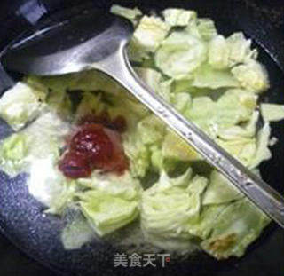 圆白菜片儿汤的做法步骤：8