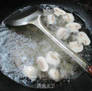 鲜蘑菇豆苗清汤的做法步骤：4