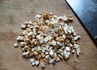 香干圆白菜炒饭的做法步骤：4