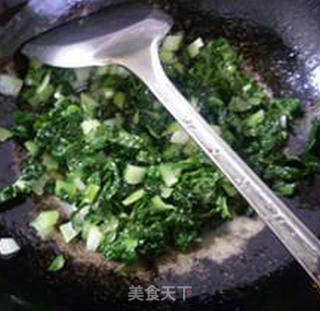 塔苦菜龙虾丸炒饭的做法步骤：8