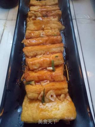 蚝油焖豆腐的做法步骤：5