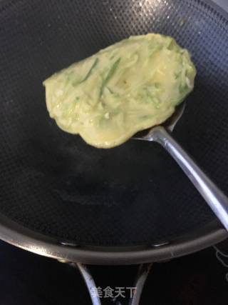 西葫芦糊塌子的做法步骤：12