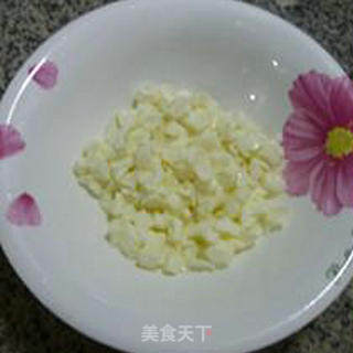 茼蒿拌蛋白的做法步骤：8