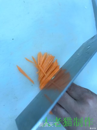 火爆牛心菜的做法步骤：7