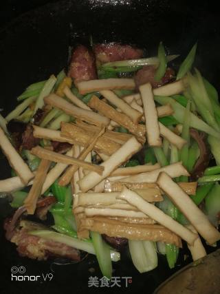 腊味豆腐干的做法步骤：7