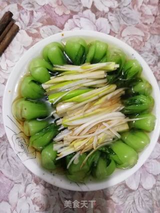 油淋小油菜的做法步骤：9