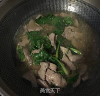 菠菜猪肝粥的做法步骤：11