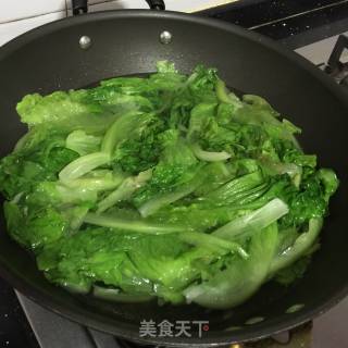 蚝油生菜的做法步骤：3