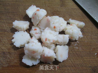虾味球炒鸭蛋的做法步骤：2
