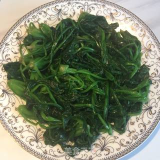鸡蛋丝拌菠菜的做法步骤：6