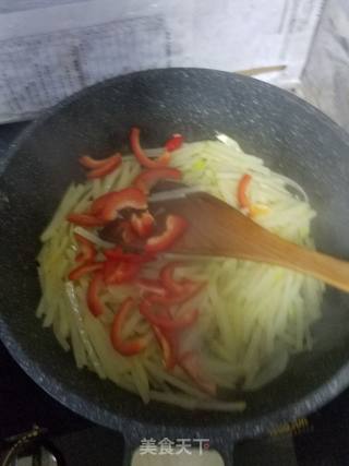 甜椒土豆丝的做法步骤：4