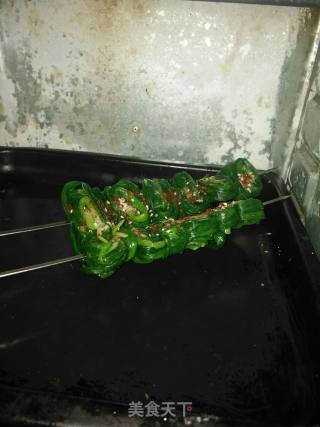 香烤韭菜圈的做法步骤：12