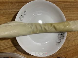 茼蒿卷豆皮的做法步骤：4