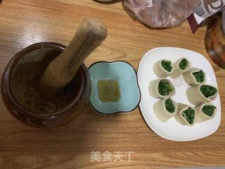 茼蒿卷豆皮的做法步骤：5