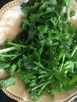 千张蒜泥白肉炒苔菜的做法步骤：10