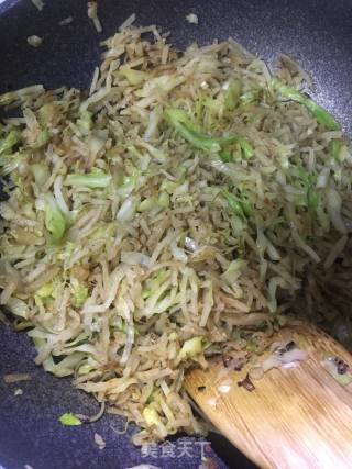 炒饼的做法步骤：8