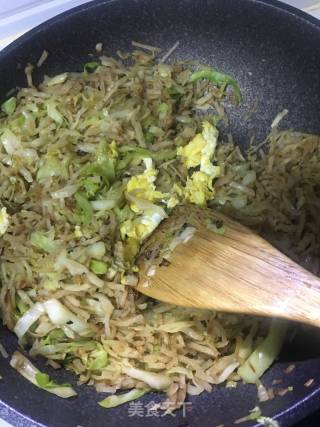 炒饼的做法步骤：9