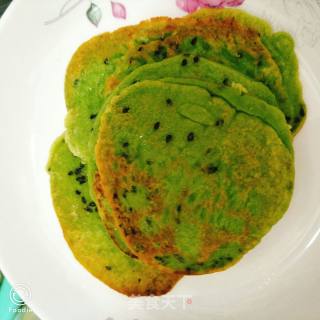 菠菜鸡蛋饼的做法步骤：6