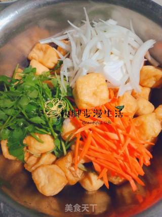 凉拌豆腐泡的做法步骤：4