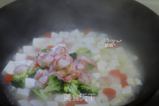 虾仁豆腐的做法步骤：7
