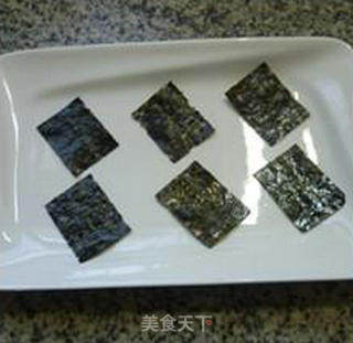 海苔青瓜火腿肠饭团的做法步骤：5
