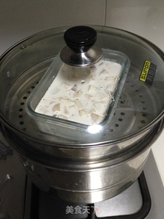 香煎芋头糕的做法步骤：10