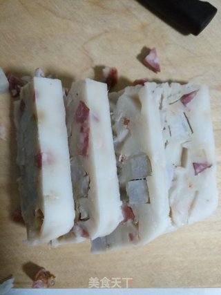 香煎芋头糕的做法步骤：12