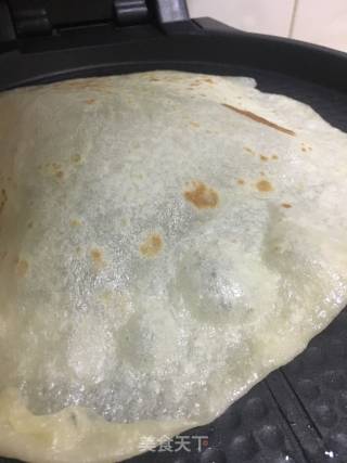 家庭版鸡蛋灌饼的做法步骤：6