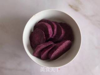奶香紫薯小方的做法步骤：1