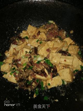 腊味豆腐的做法步骤：9