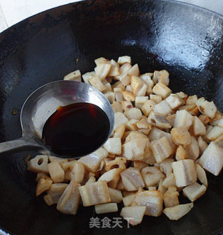 快手素菜——干煸酸辣藕丁的做法步骤：7