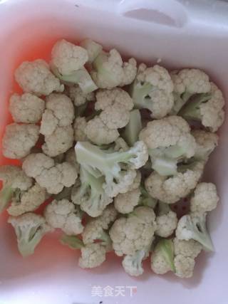 腊鸡烧菜花的做法步骤：3