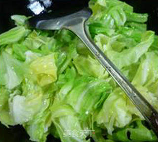 腐竹炒牛心菜的做法步骤：6