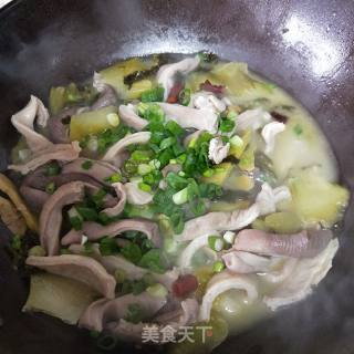 酸菜猪肚的做法步骤：10