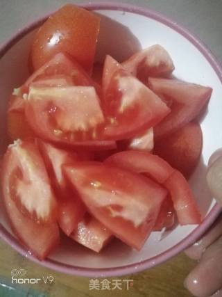 肉末西红柿炒面的做法步骤：2