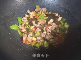 肉末煸炒佛手瓜的做法步骤：3