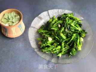清炒小菜花的做法步骤：6